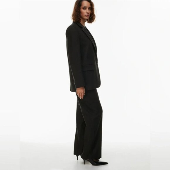 NWT Aritzia Wilfred Generation Blazer in Black City Cashmere Size Small - Picture 5 of 15